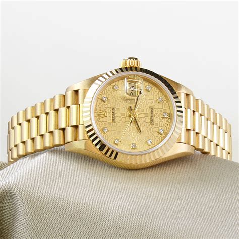 rolex gold material|gold Rolex women.